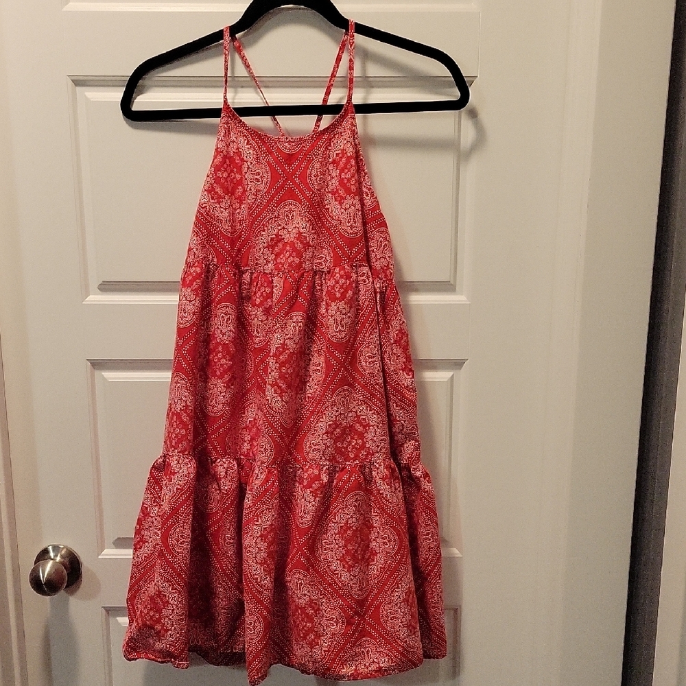 OshKosh B'gosh Red and White Bandana Dress